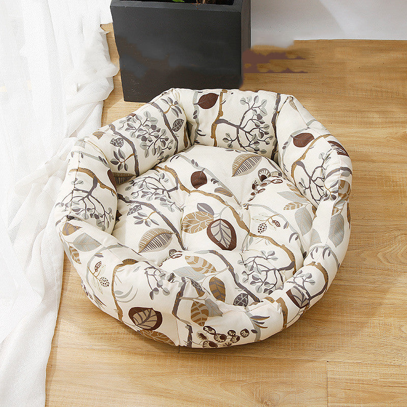 Pet kennel summer pet bed