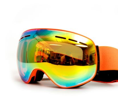 Double Layer Anti Fog Men's Large Spherical Ski Goggles