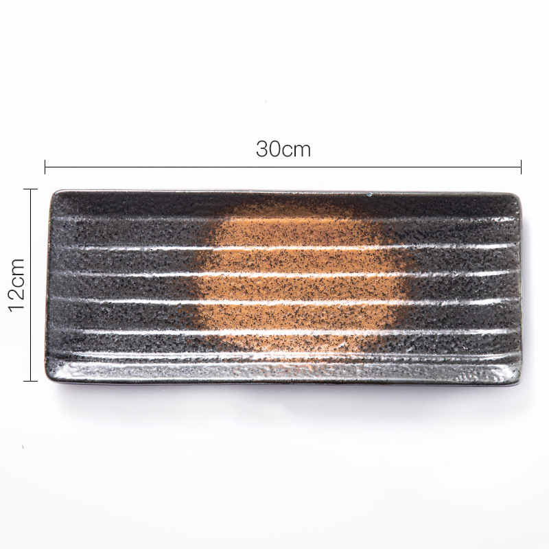 Sashimi Long Saury Rectangular Plate