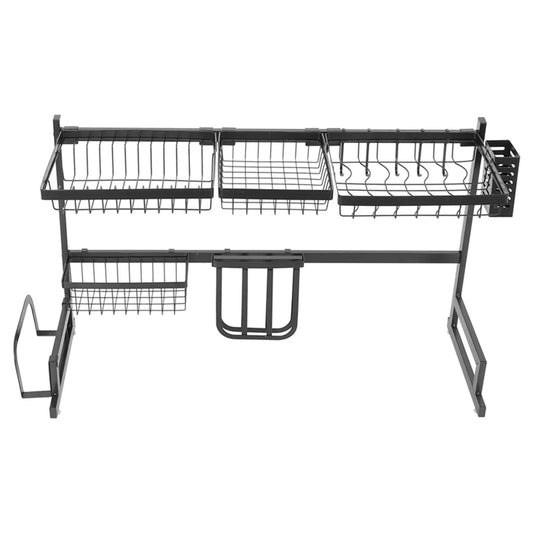 Over The Sink Dish Drying Rack 33.5 Inches Kitchen Sink Organizer Storage Rack For Organizer Home Kitchen Counter Space Saver