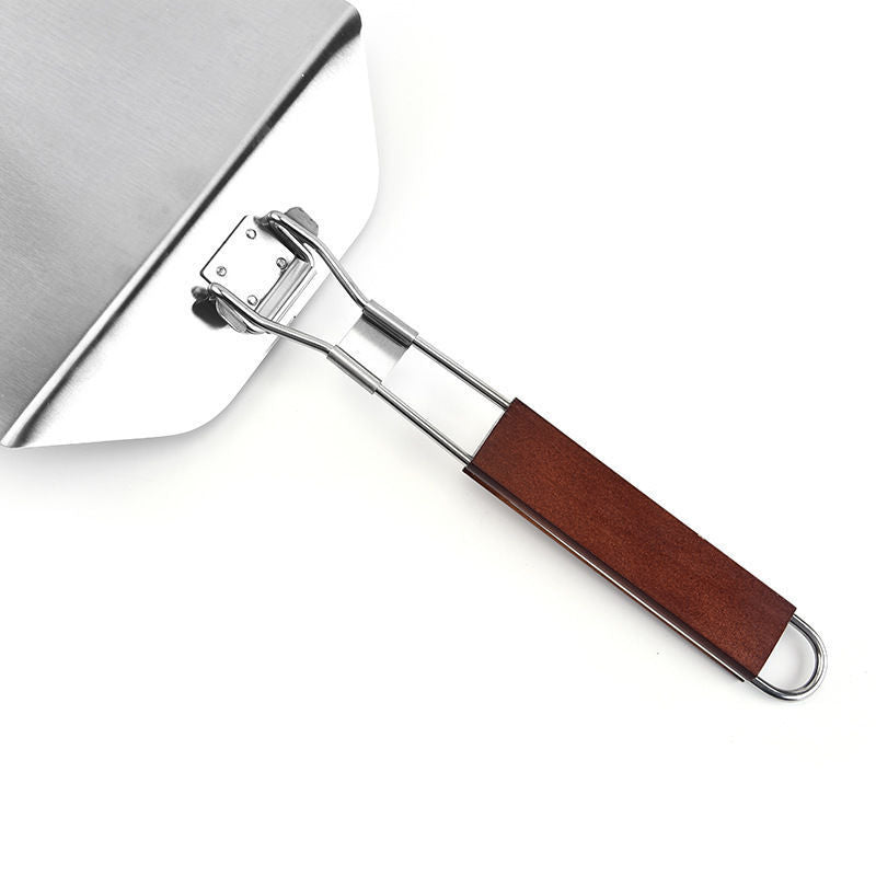 Stainless Steel Kitchen Supplies Baking Scraper Pizza Shovel Folding