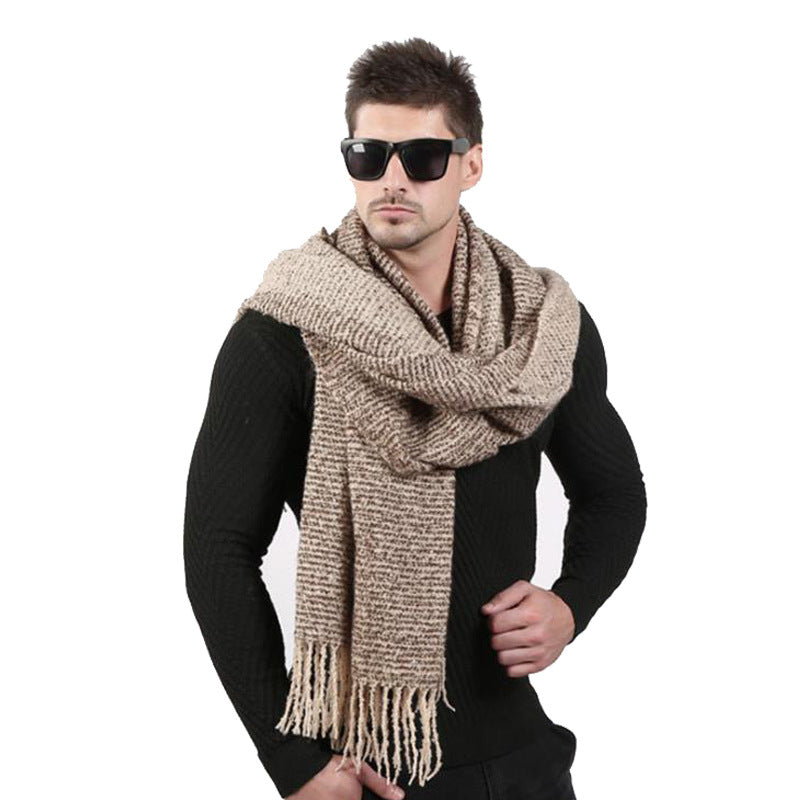 College Style Couple Circle Yarn Scarf Trend