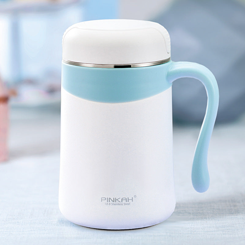 350ml Office Mug With Tea Drain Handle