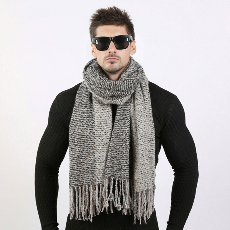 College Style Couple Circle Yarn Scarf Trend