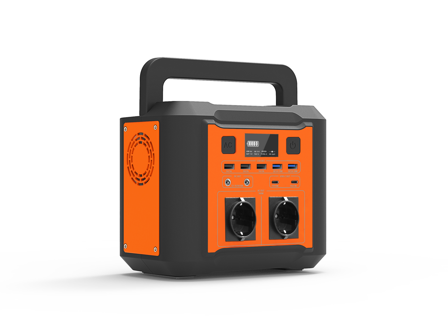 300W Portable Energy Storage Lithium Battery AC 110V 220V Outdoor USB Backup Solar Generator Home Power Station For Camping