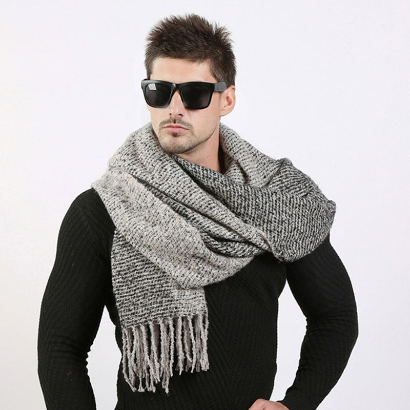 College Style Couple Circle Yarn Scarf Trend