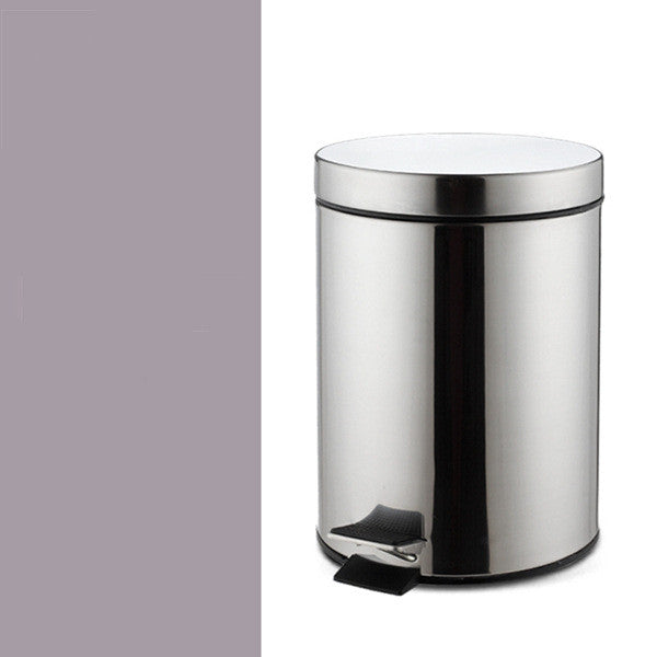 Household Fashion Personality Stainless Steel Trash Can