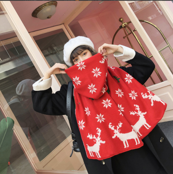 Fashionable Women's Knitted Warm All-match Shawl