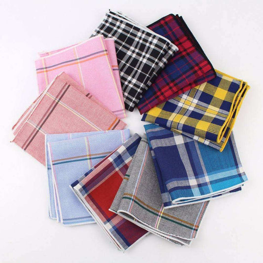 Cotton Hankerchief Scarves Vintage Hankies Mens Po