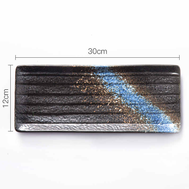 Sashimi Long Saury Rectangular Plate